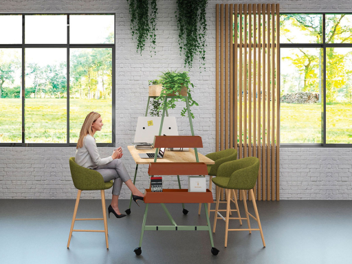 Kit 3 bacs de rangement pour station mobile FLEXY+, fabriqué en france
