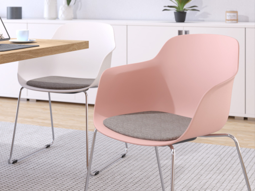 Placet d'assise en tissu pour siège XILO, fabriqué en Espagne