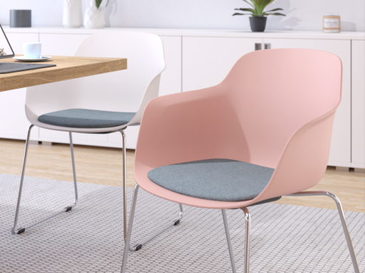 Placet d'assise en tissu pour siège XILO, fabriqué en Espagne