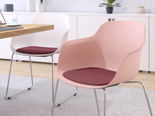 Placet d'assise en tissu pour siège XILO, fabriqué en Espagne