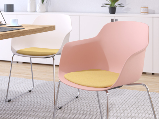Placet d'assise en tissu pour siège XILO, fabriqué en Espagne