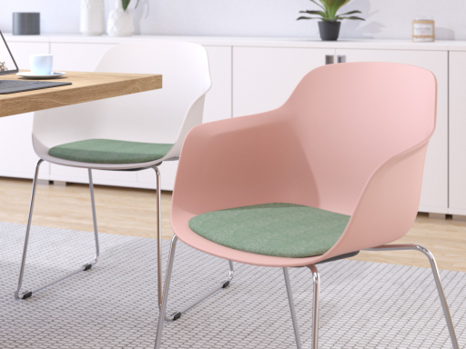 Placet d'assise en tissu pour siège XILO, fabriqué en Espagne