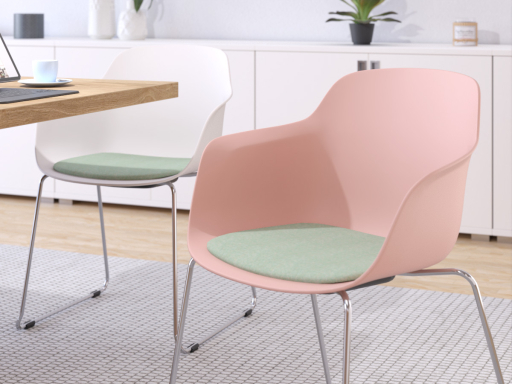 Placet d'assise en tissu pour siège XILO, fabriqué en Espagne