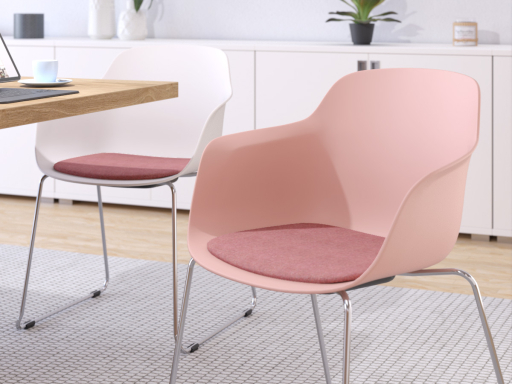 Placet d'assise en tissu pour siège XILO, fabriqué en Espagne