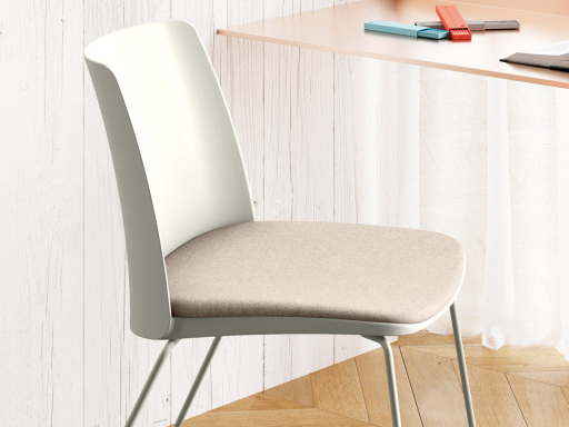 Coussin rembourré pour chaise polyvalente MANIA, fabriqué en Italie