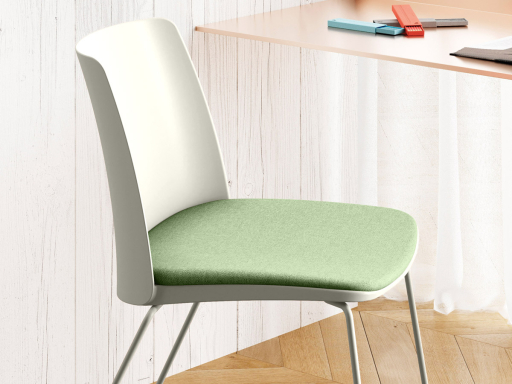 Coussin rembourré pour chaise polyvalente MANIA, fabriqué en Italie