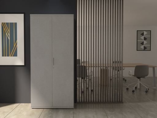 Armoire haute portes battantes L90xH197 en mélaminé