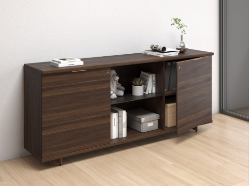 Armoire professionnelle portes battantes RUNNER avec niche ouverte
