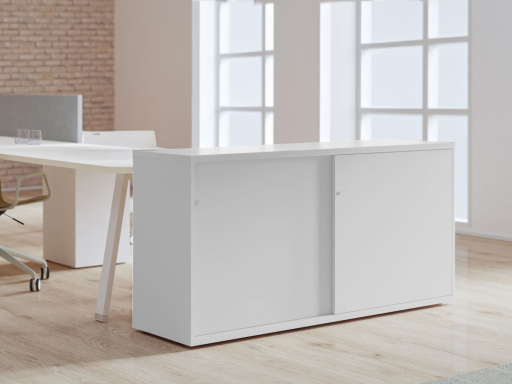 Armoire basse portes coulissantes REMUS H82, fabriqué en Italie