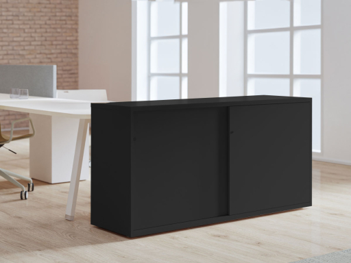 Armoire basse portes coulissantes REMUS H82, fabriqué en Italie