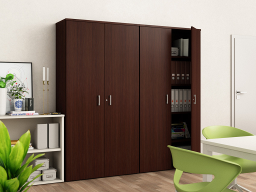 Armoire haute portes battantes H196 cm pas chère