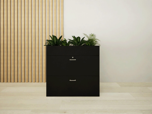 Armoire basse pour dossiers suspendus avec bac pas chère, fabrication européene