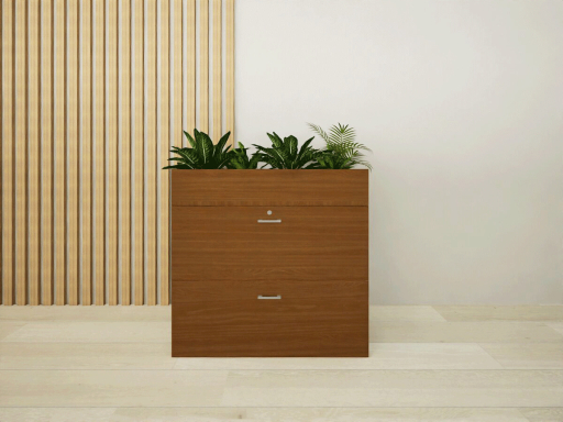 Armoire basse pour dossiers suspendus avec bac pas chère, fabrication européene