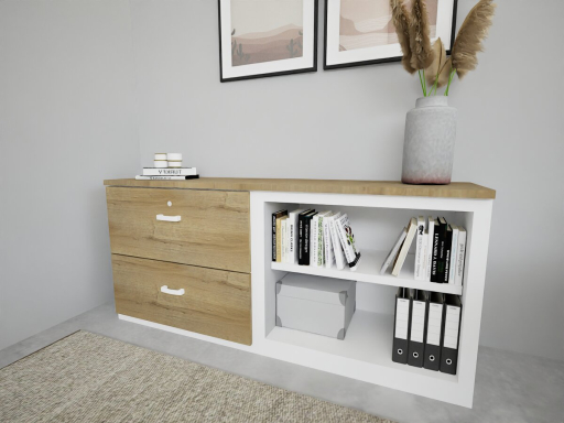 Armoire métallique L160xH72.5, pour dossiers suspendus