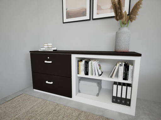 Armoire métallique L160xH72.5, pour dossiers suspendus