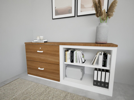 Armoire métallique L160xH72.5, pour dossiers suspendus