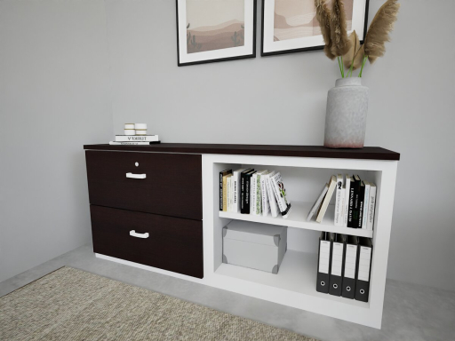 Armoire métallique L160xH72.5, pour dossiers suspendus