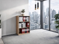 Deskissimo - Armoire basse ouverte unie ILIA L80 H120