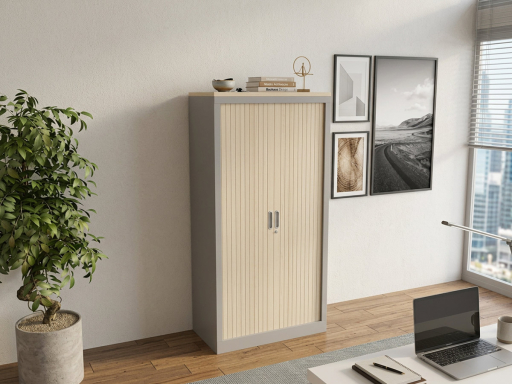 Armoire à rideaux mi-haute pas cher