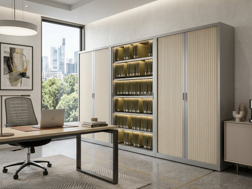 Armoire à rideaux haute Protek pratique