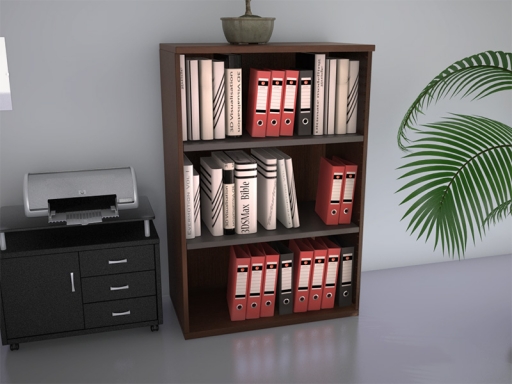 Armoire basse ouverte bicolore ILIA L80 H82,5 + H121, fabriqué en espagne