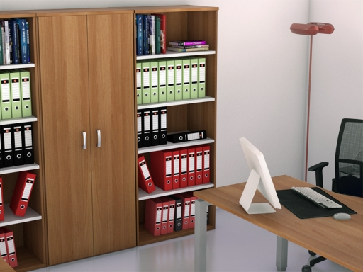 Armoire haute ouverte bicolore ILIA H196 , fabriqué en Espagne