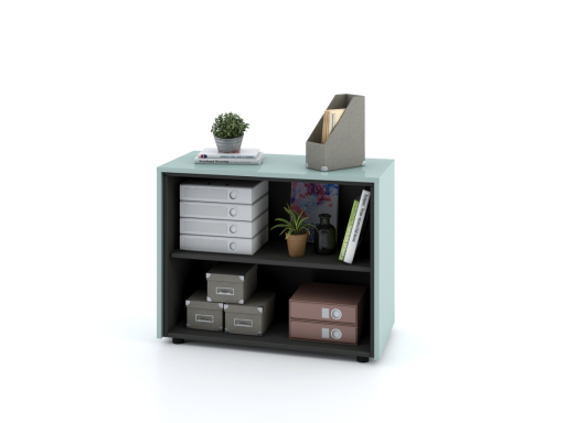 Armoire basse ouverte CLEO L90 H70 pas chère