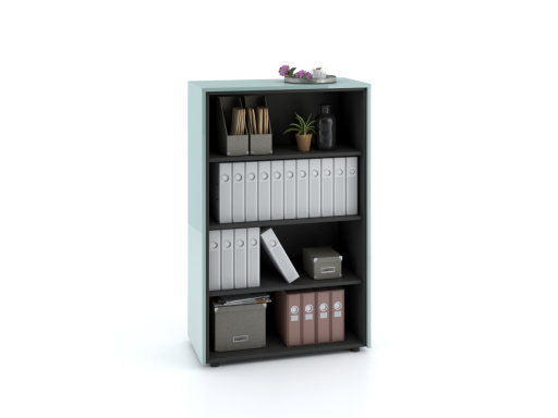 Armoire mi-haute ouverte CLEO L94 H145  pas chère