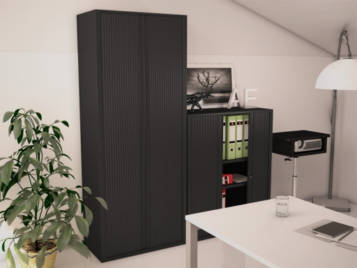 Armoire haute FIT unie 198 x 120 cm