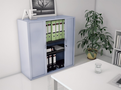 Armoire à rideaux Classique unie 120 x 120 cm