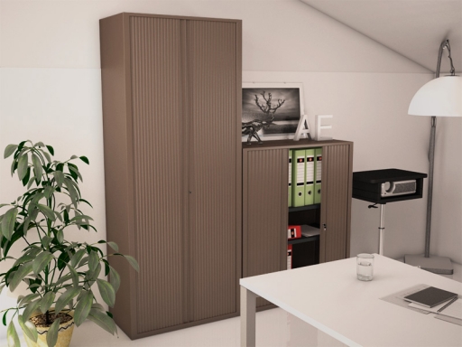 Armoire haute FIT unie 198 x 120 cm