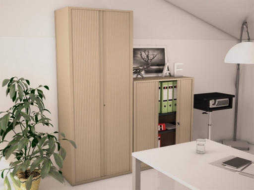 Armoire haute FIT unie 198 x 120 cm