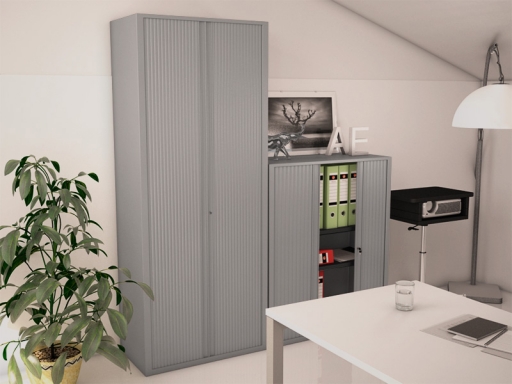 Armoire haute FIT unie 198 x 120 cm