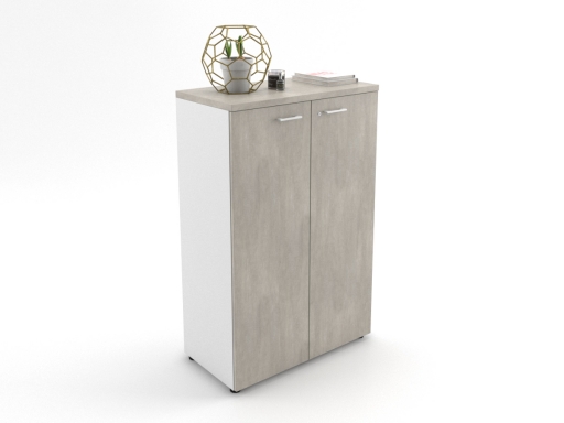 Armoire mi-haute portes battantes MAGIC L86xH134
