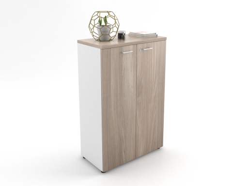 Armoire mi-haute portes battantes MAGIC L86xH134