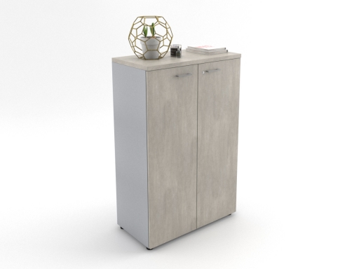 Armoire mi-haute portes battantes MAGIC L86xH134