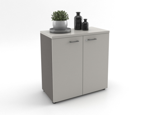 Armoire basse portes battantes MAGIC L86xH89