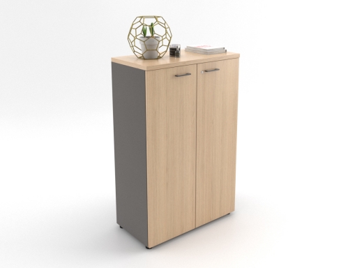 Armoire mi-haute portes battantes MAGIC L86xH134