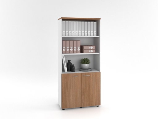 Armoire haut de bureau en bois pas chère