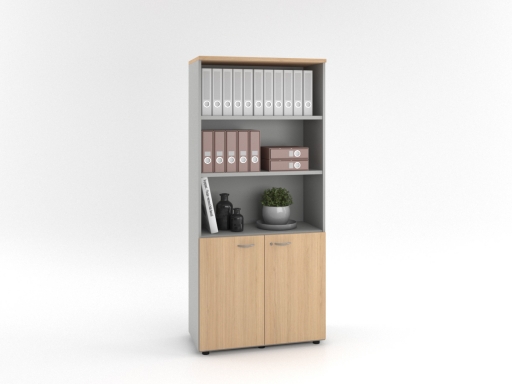 Armoire haut de bureau en bois pas chère