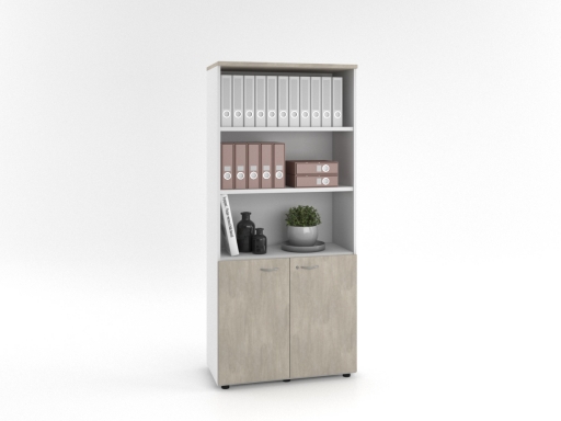 Armoire haut de bureau en bois pas chère