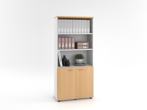 Armoire haut de bureau en bois pas chère