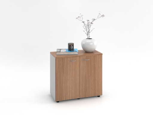 Armoire basse de bureau en bois pas chère