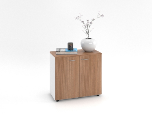 Armoire basse de bureau en bois pas chère