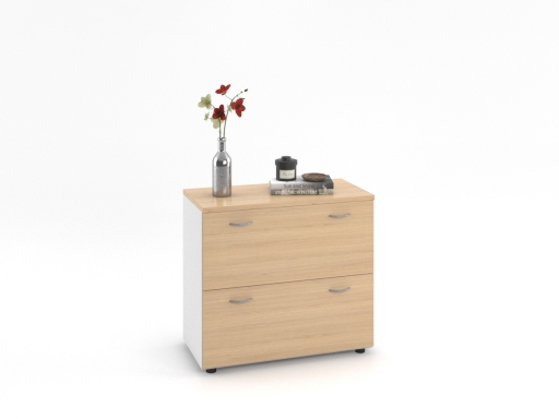 Armoire basse à tiroirs pour dossiers suspendus