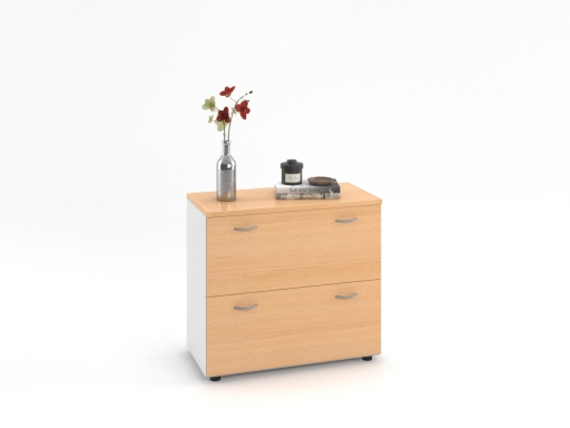 Armoire basse à tiroirs pour dossiers suspendus