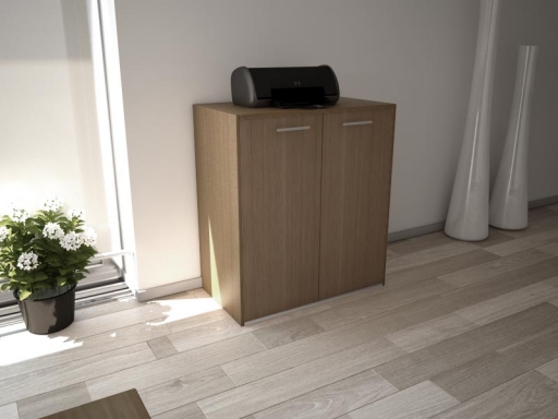 Armoire basse portes battantes qualité
