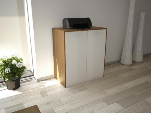 Armoire basse portes battantes qualité