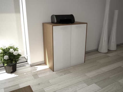 Armoire basse portes battantes qualité