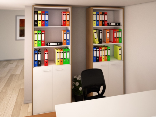Armoire haute mixte L90 H216 qualité
